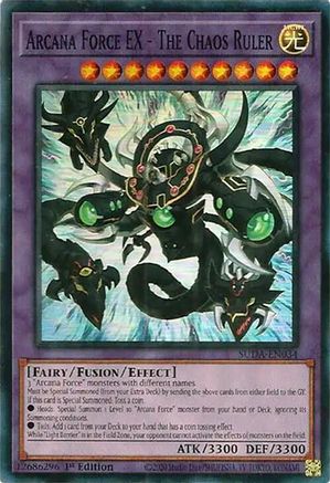 Arcana Force EX - The Chaos Ruler [SUDA-EN034] Super Rare