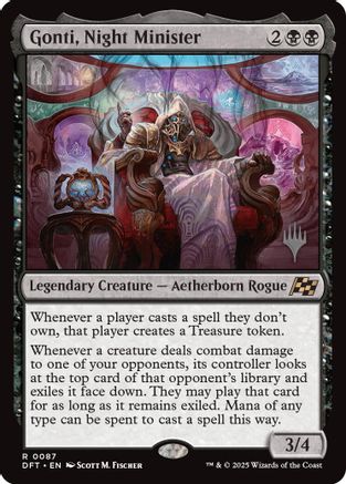 Gonti, Night Minister (Promo Pack) [Aetherdrift Promos]