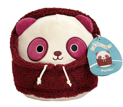 Squishmallows: 7.5" Ponder the Panda in Hoodie