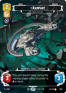 Rampart - Enjoy the Exit (1073) (Prestige Foil) (1073) [Jump to Lightspeed]