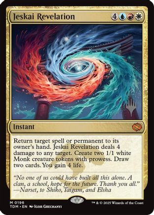 Jeskai Revelation (Promo Pack) [Tarkir: Dragonstorm Promos]