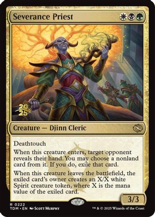 Severance Priest [Tarkir: Dragonstorm Prerelease Cards]