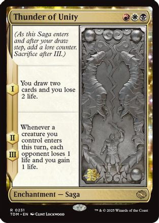 Thunder of Unity [Tarkir: Dragonstorm Prerelease Cards]