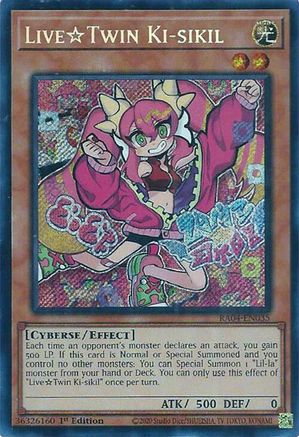 LiveTwin Ki-sikil [RA04-EN035] Secret Rare