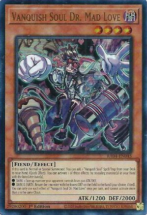 Vanquish Soul Dr. Mad Love [RA04-EN045] Ultra Rare