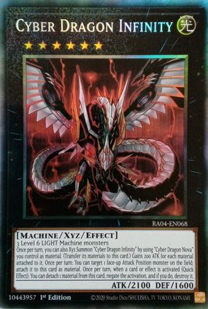 Cyber Dragon Infinity [RA04-EN068] Prismatic Collector's Rare