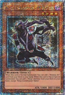 Ninja Grandmaster Hanzo [RA04-EN173] Quarter Century Secret Rare