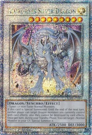 Azure-Eyes Silver Dragon [RA04-EN208] Quarter Century Secret Rare