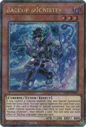 Backup @Ignister [ALIN-EN002] Quarter Century Secret Rare