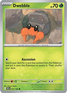 Dwebble (011/182) [Scarlet & Violet: Destined Rivals]