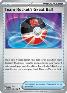 Team Rocket's Great Ball (175/182) [Scarlet & Violet: Destined Rivals]