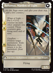 Dion, Bahamut's Dominant // Bahamut, Warden of Light [FINAL FANTASY]