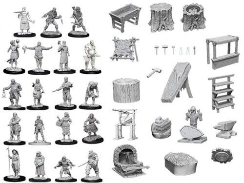 WizKids Deep Cuts: Townspeople Accessories