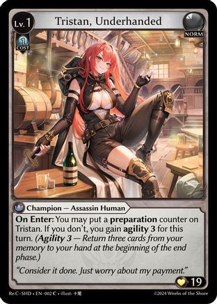 Tristan, Underhanded (002) [Tristan Re:Collection, Shadowdancer Lite]