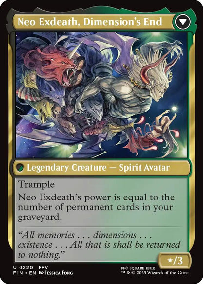 Exdeath, Void Warlock // Neo Exdeath, Dimension's End [FINAL FANTASY]