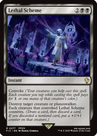 Lethal Scheme (Surge Foil) [FINAL FANTASY Commander]