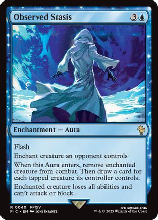 Observed Stasis (Surge Foil) [FINAL FANTASY Commander]