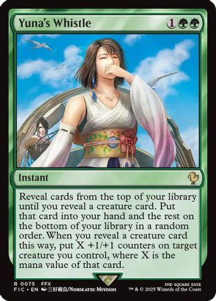 Yuna's Whistle (Surge Foil) [FINAL FANTASY Commander]