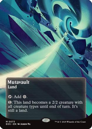 Mutavault (0073) (Borderless) [Edge of Eternities: Stellar Sights]