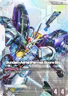 Gundam Aerial (Permet Score Six) (LR+) (ST01-006) - Starter Deck 01 Heroic Beginnings Holofoil