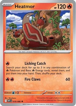 Heatmor (019/086) [Scarlet & Violet: White Flare]
