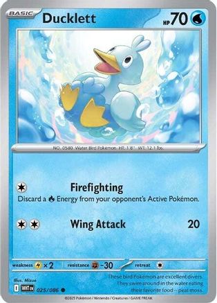 Ducklett (025/086) [Scarlet & Violet: White Flare]