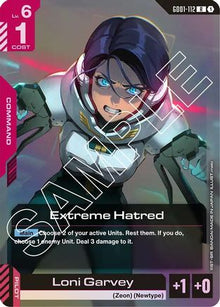 Extreme Hatred (GD01-112) - Newtype Rising Holofoil