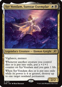 Syr Vondam, Sunstar Exemplar [Edge of Eternities]