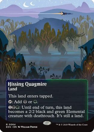 Hissing Quagmire (0064) (Borderless) [Edge of Eternities: Stellar Sights]