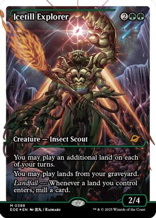 Icetill Explorer (Showcase) (Fracture Foil) [Edge of Eternities]