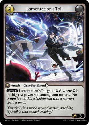 Lamentation's Toll (29) [Distorted Reflections Starter Decks]