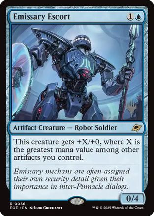 Emissary Escort (Promo Pack) [Edge of Eternities Promo Pack]
