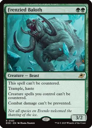 Frenzied Baloth (Promo Pack) [Edge of Eternities Promo Pack]