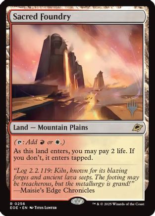 Sacred Foundry (Promo Pack) [Edge of Eternities Promo Pack]