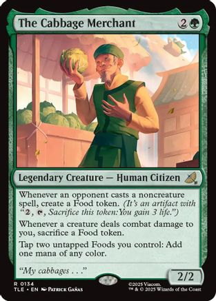 The Cabbage Merchant [Avatar: The Last Airbender: Eternal-Legal]