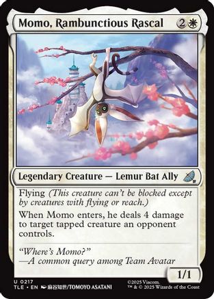 Momo, Rambunctious Rascal [Avatar: The Last Airbender: Eternal-Legal]