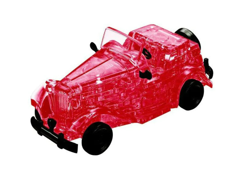 Crystal Puzzle: Red Classic Car