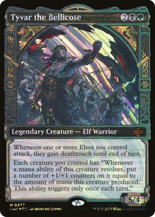 Tyvar the Bellicose (Showcase Halo Foil) [March of the Machine: The Aftermath]