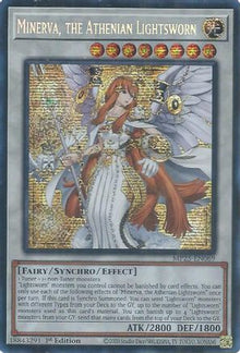 Minerva, the Athenian Lightsworn [MP25-EN069] Prismatic Secret Rare