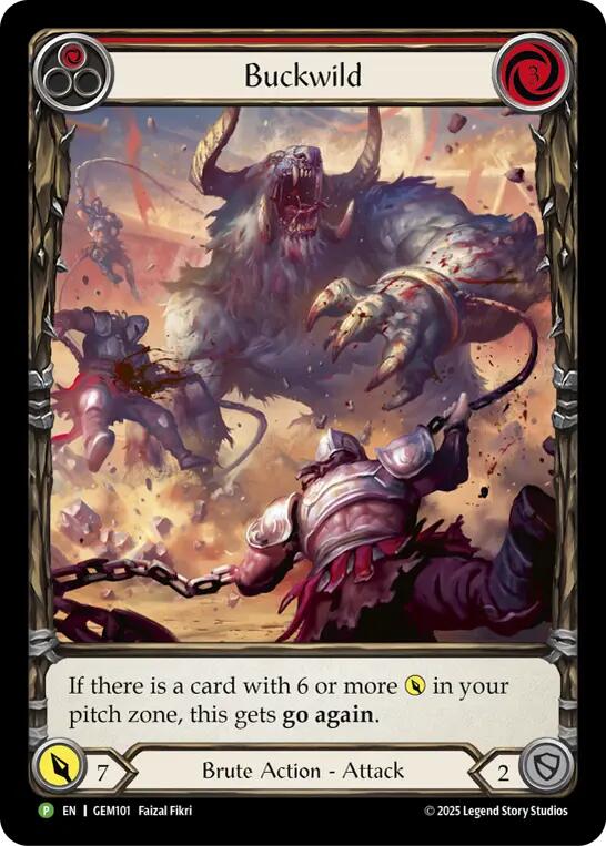 Buckwild [GEM101] (GEM Pack 3)  Rainbow Foil