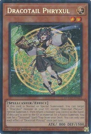 Dracotail Phryxul [DOOD-EN023] Secret Rare