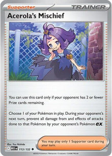 Acerola's Mischief (113/132) [Mega Evolution: Base Set]