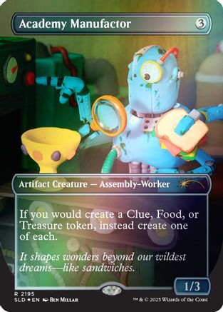 Academy Manufactor (Rainbow Foil) [Secret Lair Drop Series]