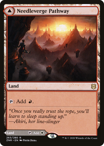 Needleverge Pathway // Pillarverge Pathway [Zendikar Rising]
