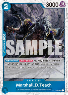 Marshall.D.Teach (ST17-005) (Pirate Foil) [Premium Booster -The Best- Vol. 2]