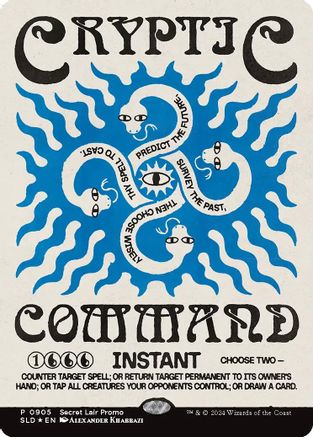 Cryptic Command (Rainbow Foil) [Secret Lair Drop Series]