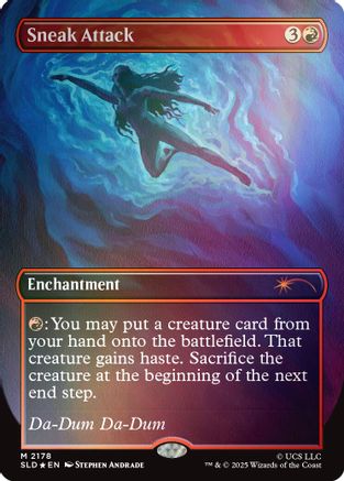 Sneak Attack (Rainbow Foil) [Secret Lair Drop Series]
