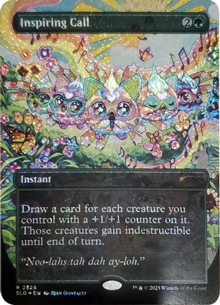 Inspiring Call (Confetti Foil) [Secret Lair Drop Series]