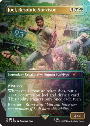 Joel, Resolute Survivor (Rainbow Foil) [Secret Lair Drop Series]