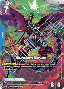 Gundam Epyon (LR+) (GD02-002) - Dual Impact Holofoil